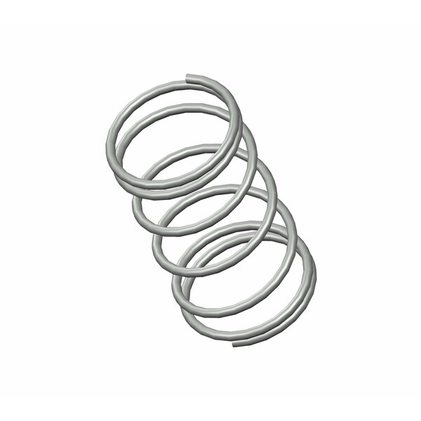 Zoro Approved Supplier Compression Spring, O= .484, L= .91, W= .033 G009974156